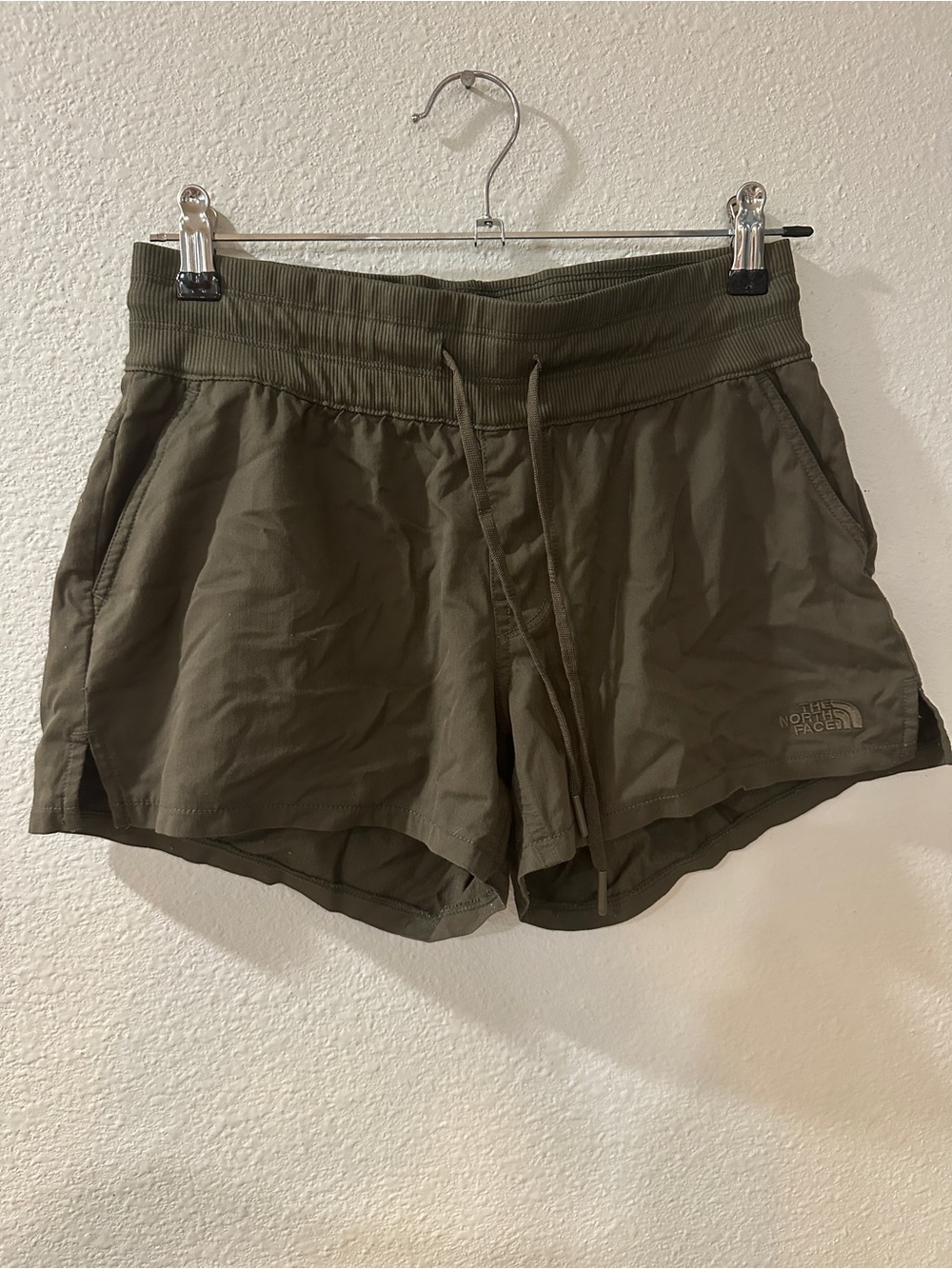 The North Face Olive Athletic Shorts